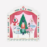 Nutcracker Ballet Stage Plates (x8)