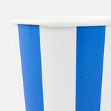 Beach Striped Cups (x8)