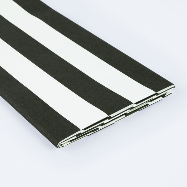 Black Striped Tablecloth