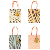 Safari Animal Print Party Bags (x 8)
