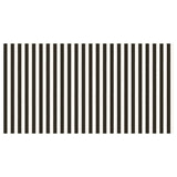 Black Striped Tablecloth
