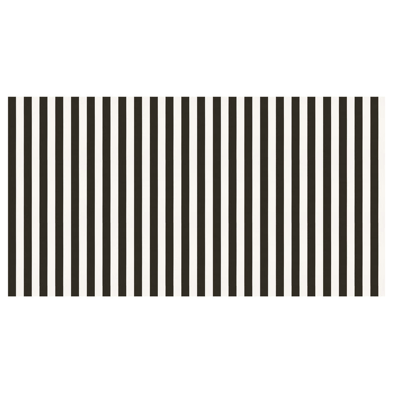 Black Striped Tablecloth