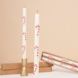 Candy Cane Table Candles (x2)