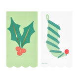 Mixed Christmas Icon Guest Towels (x16)