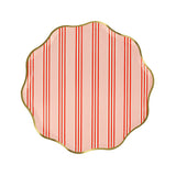 Festive Stripe Side Plates (x8)