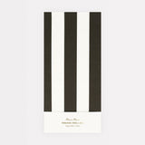 Black Striped Tablecloth