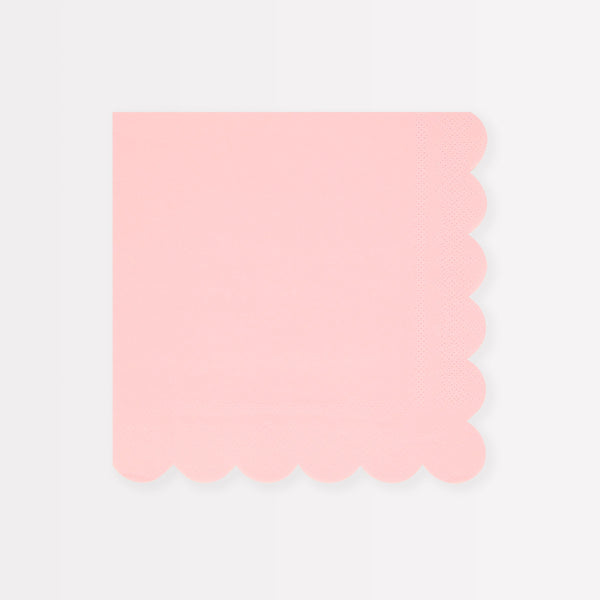 Cotton Candy Pink Large Napkins (x 16)
