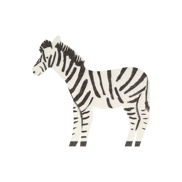 Safari Zebra Napkins (x 20)