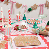 Festive Stripe Side Plates (x8)
