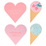 Ice Cream Valentine Cards (x 12)