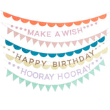Rainbow Birthday Garland Set