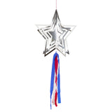 Stars & Stripes Hanging Decorations (x8)