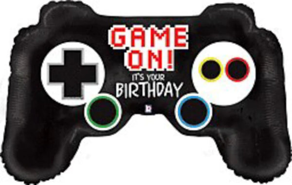 Betallic Game Controller Birthday 32 inch Shaped Foil Balloon