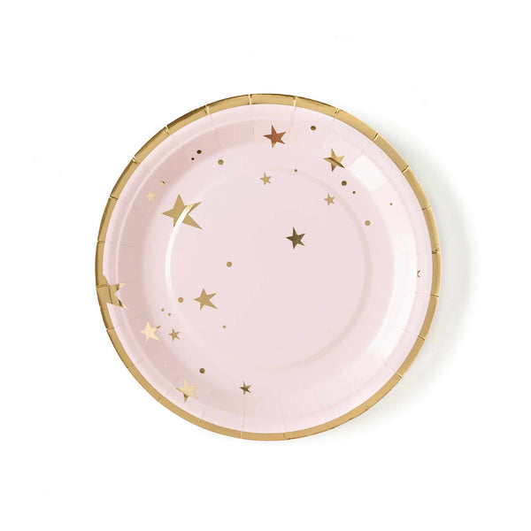 Baby Pink Star 9" Plates