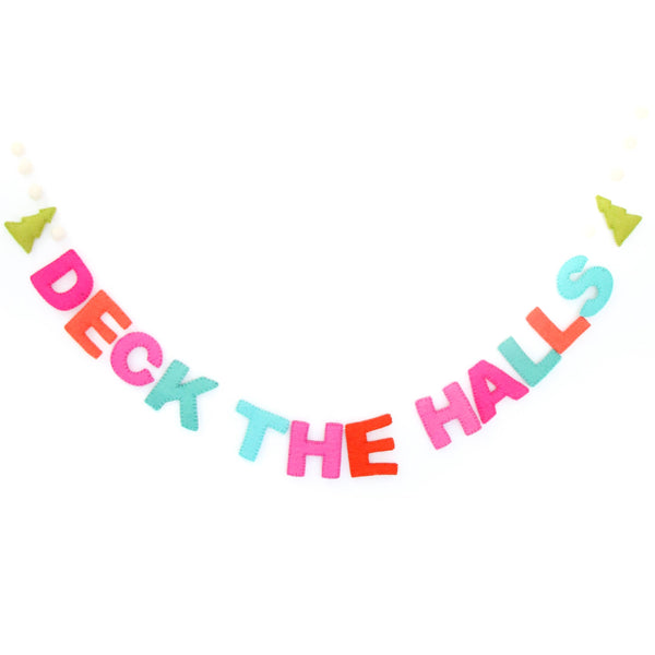 Deck the Halls Felt Garland