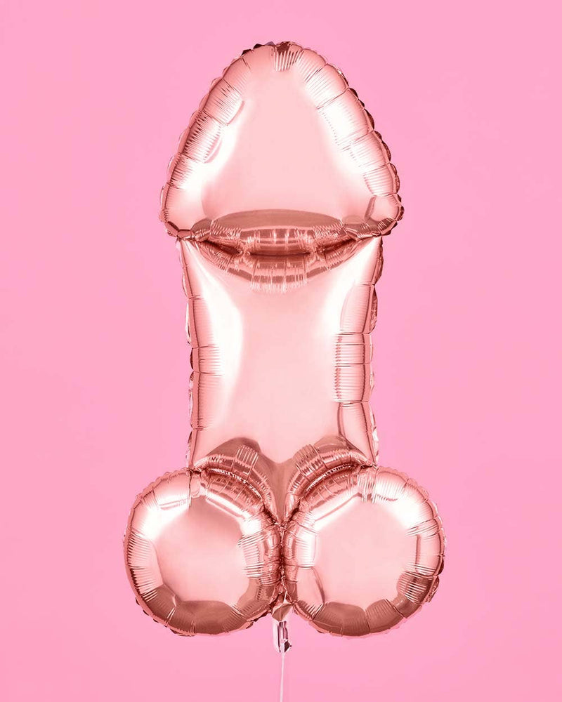 Bachelorette Party Penis Balloon, Bridal Shower Decor, Foil