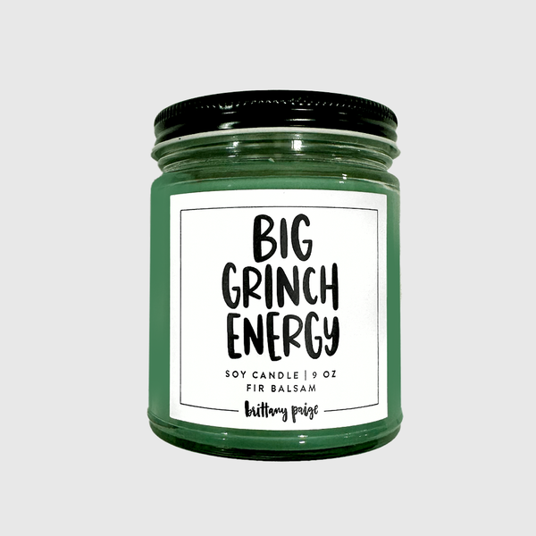 Big Grinch Energy Candle