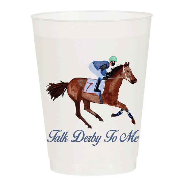 Talk Derby To Me Frosted Cups - Derby: Pack of 10
