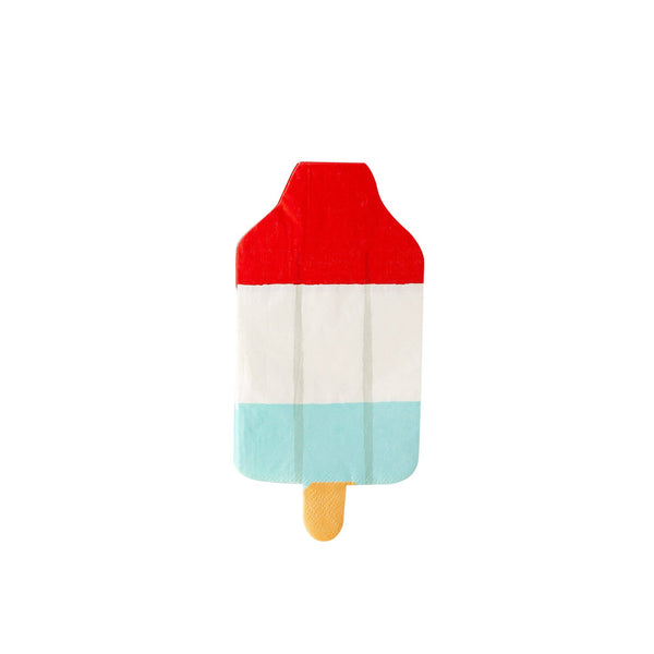 PLTS333D-MME - Rocket Pop Shaped Paper Guest Towel Napkin