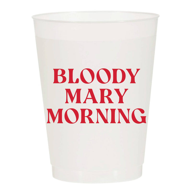 Bloody Mary Morning Tailgate Frosted Cups