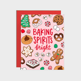 Baking Spirits Bright Holiday Card