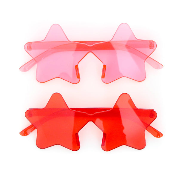 Red and pink star sunglasses