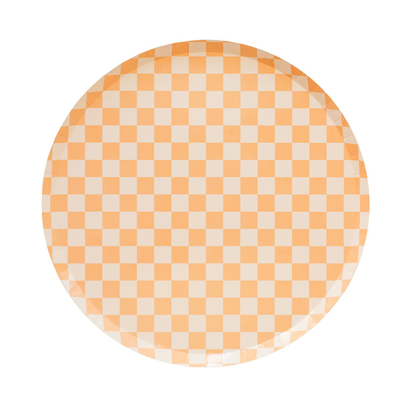 Check It! Peaches N’ Cream Plates - Dessert Plate- 8 Pk.