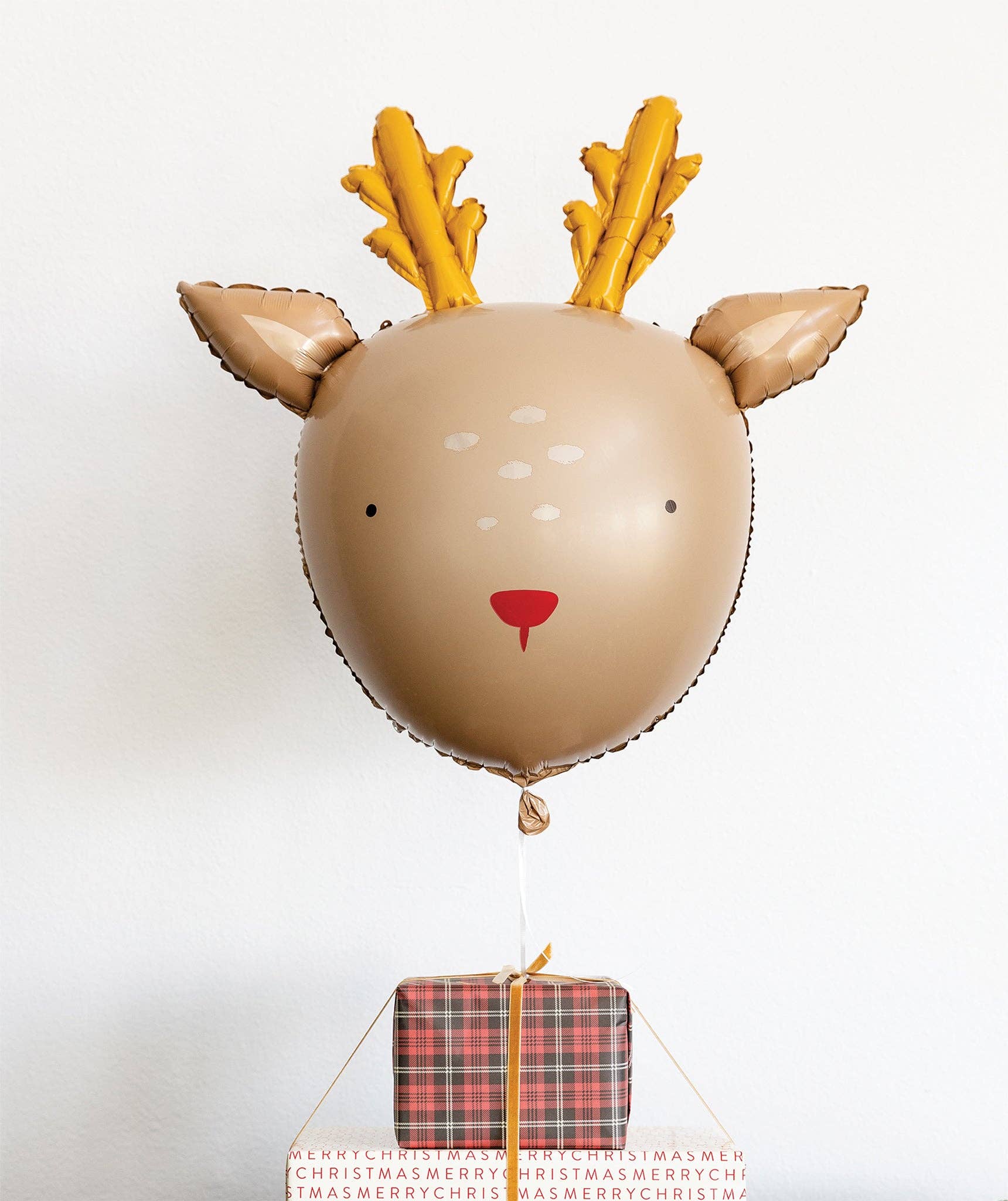 Dear Rudolph Reindeer Mylar Balloon 26” – Salty Soirée