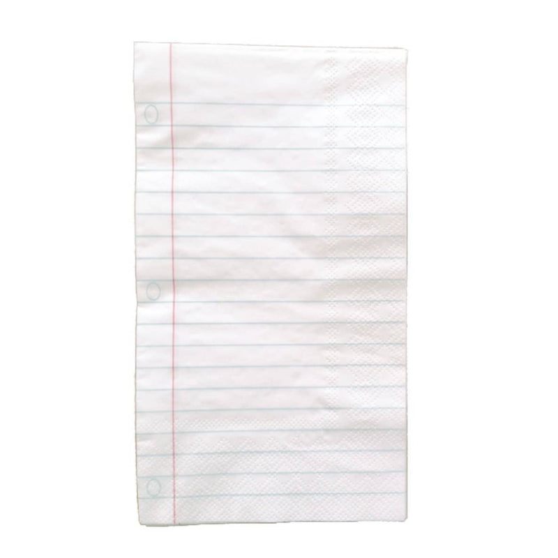 Notebook paper napkins