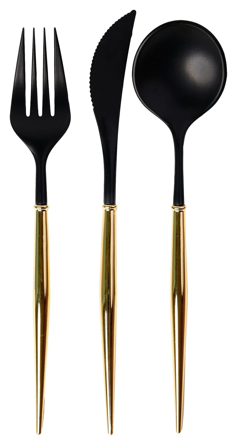 Black/Gold Cutlery