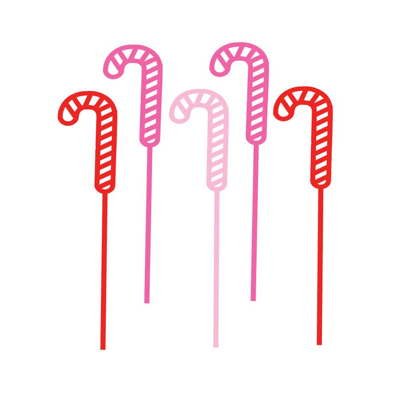 Acrylic Candy Cane Drink Stirrers