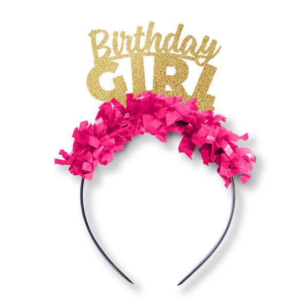 Birthday Girl Party Headband Crown for Kids or Adult