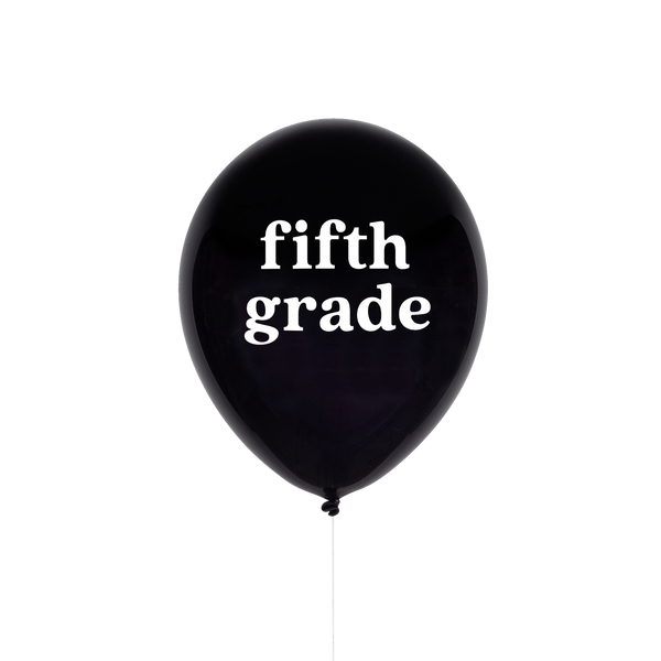 Fifth Grade Balloon