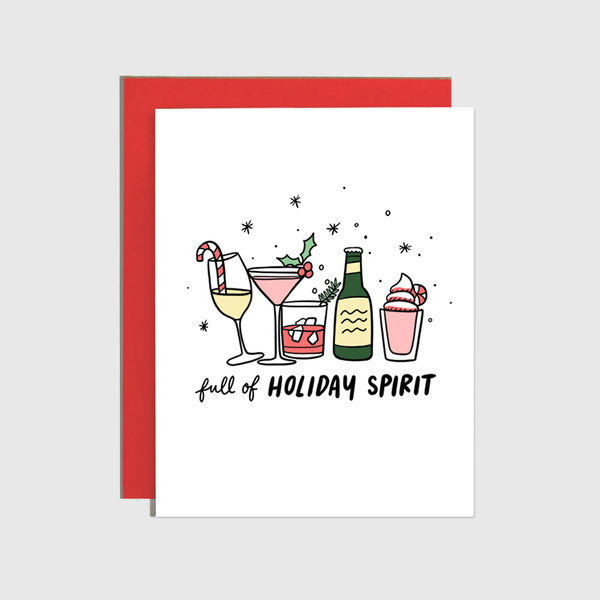 Full Of Holiday Spirit Card