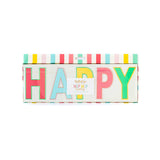Hip Hip Hooray "Happy Birthday" Banner Color