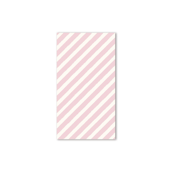 Gingerbread Pink Stripe Paper Dinner Napkin