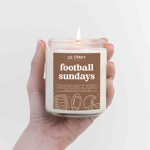 Football Sundays Scented Candle