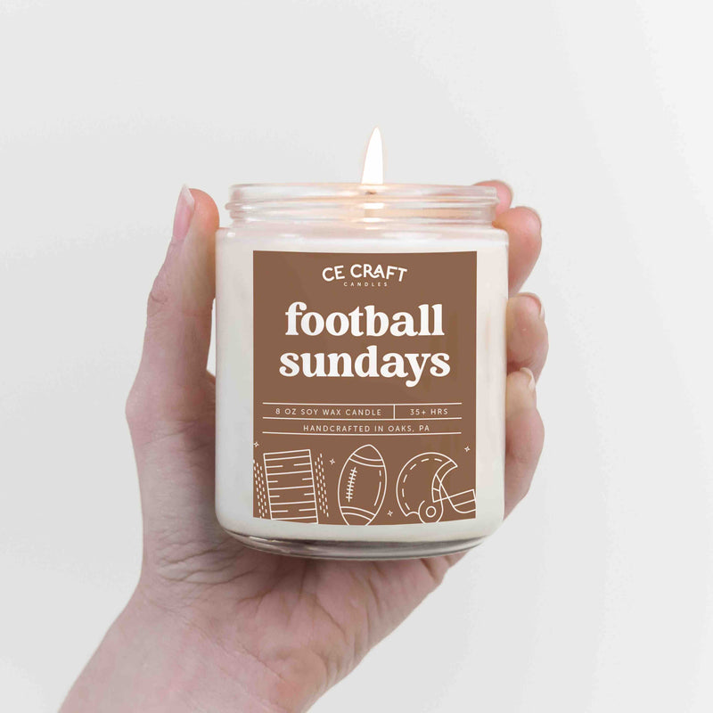 Football Sundays Scented Candle