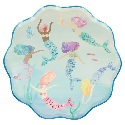 MERMAIDS SWIMMING PLATES