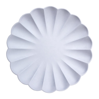 PALE BLUE SIMPLY ECO LARGE PLATES