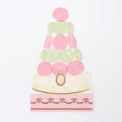 LADUREE PARIS MACARON PYRAMID NAPKINS