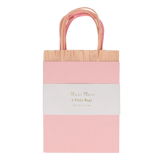 PINK FRINGE PARTY BAGS