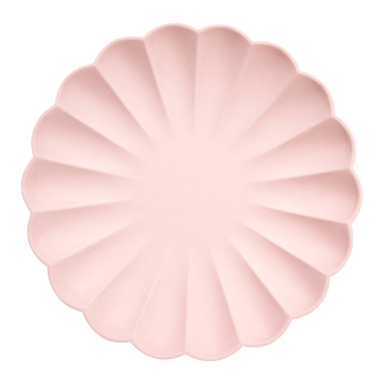 PALE PINK SIMPLY ECO LARGE PLATES