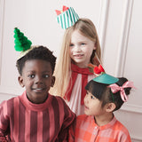 Mixed Christmas Decor Party Hats (x 6)