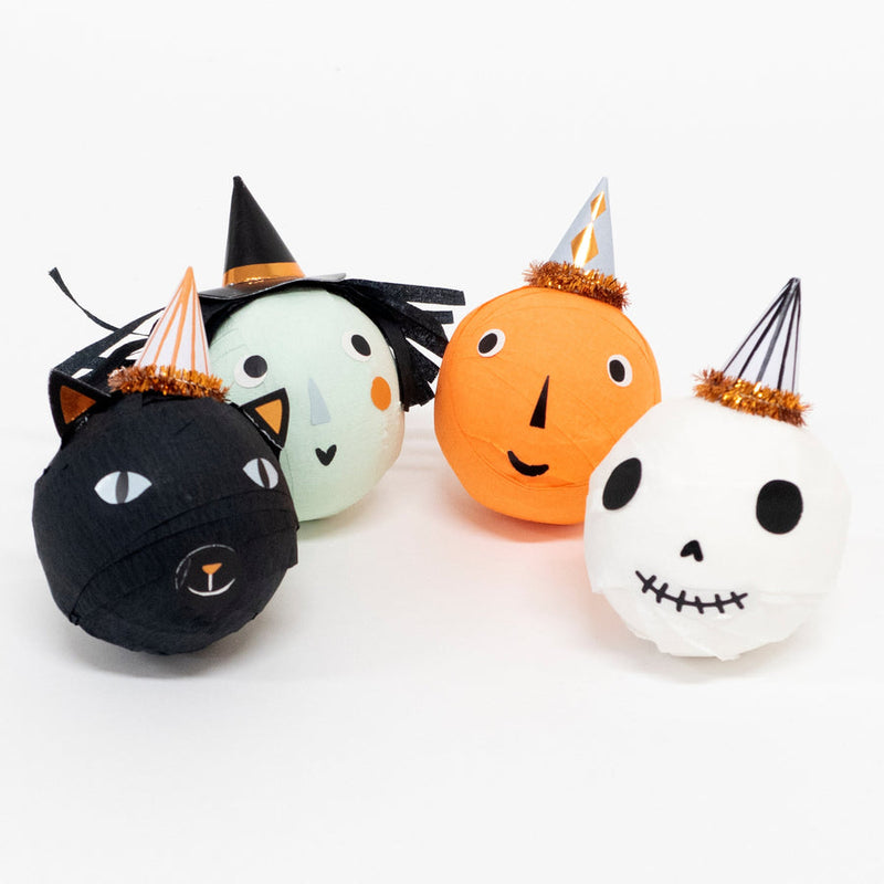 Vintage Halloween Surprise Balls (x 4)