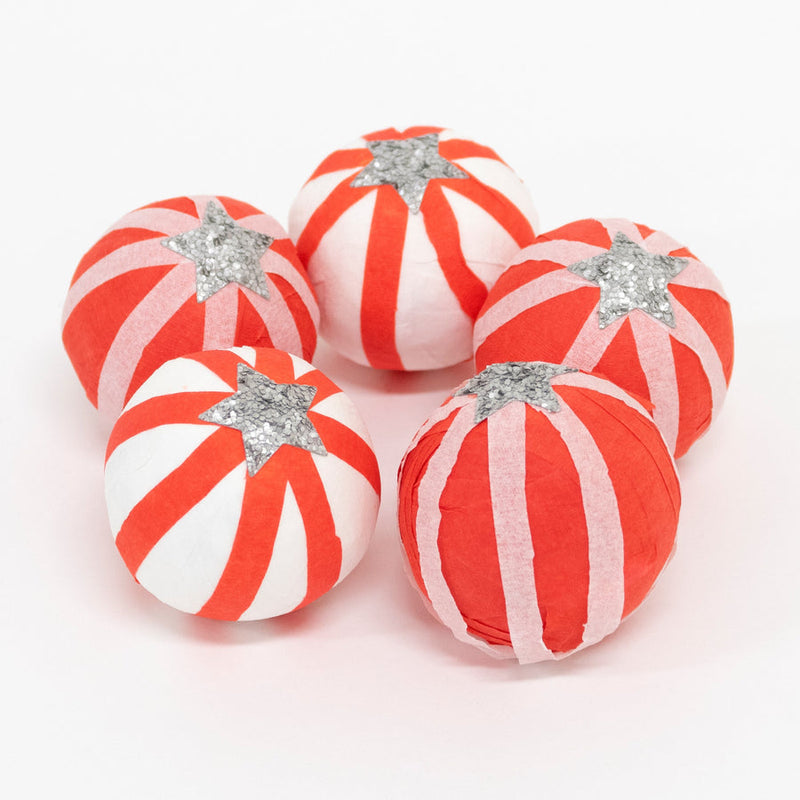 Peppermint Candy Surprise Balls (x 6)